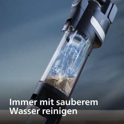 Philips AquaTrio Nass- & Trockensauger, 3-in-1, AquaSpin, Selbstreinigung, Tiefschwarzd