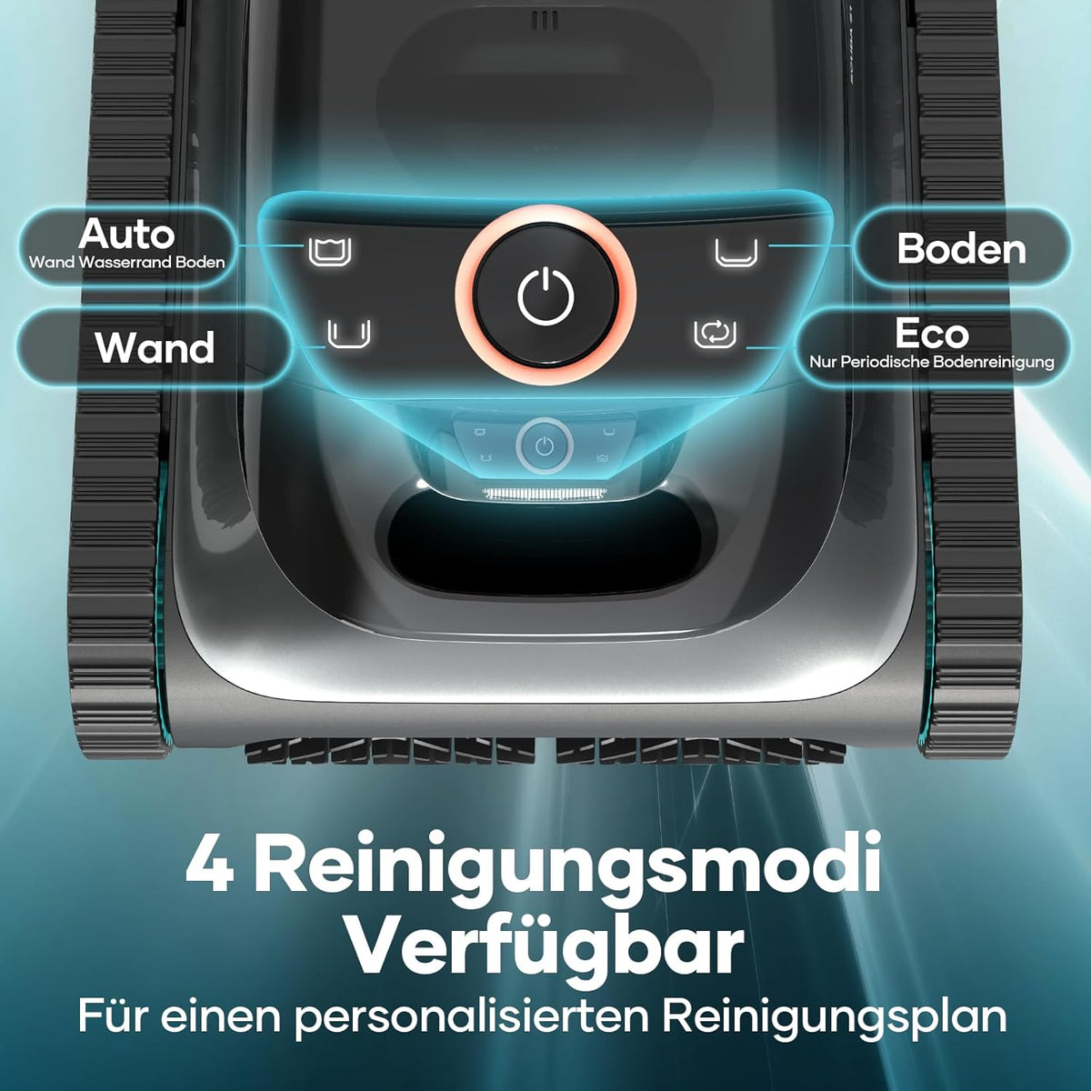 AIPER Scuba S1 Kabelloser Poolroboter, Boden & Wand, Navigation 2.0, 150 Min Laufzeit, bis 150㎡f