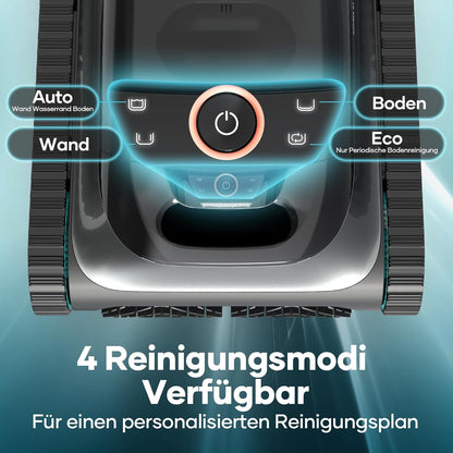 AIPER Scuba S1 Kabelloser Poolroboter, Boden & Wand, Navigation 2.0, 150 Min Laufzeit, bis 150㎡f