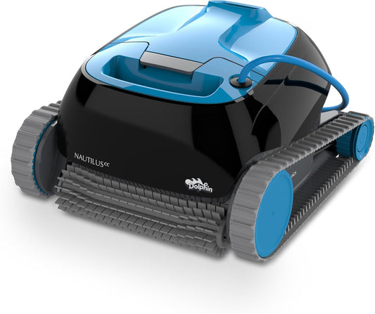 Dolphin Nautilus CC Poolroboter mit Kabel, Boden- und Wandreinigung, energiesparend, für Einbaupools bis 10 mf