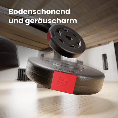 Hop-Sport Hantelbank: Multifunktional mit Latzug, verstellbarer Schrägbank & Hantelsetl