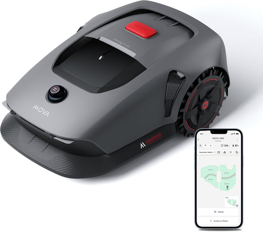 MOVA 1000 Mähroboter 1000 m², 3D-LiDAR & App-Steuerungf
