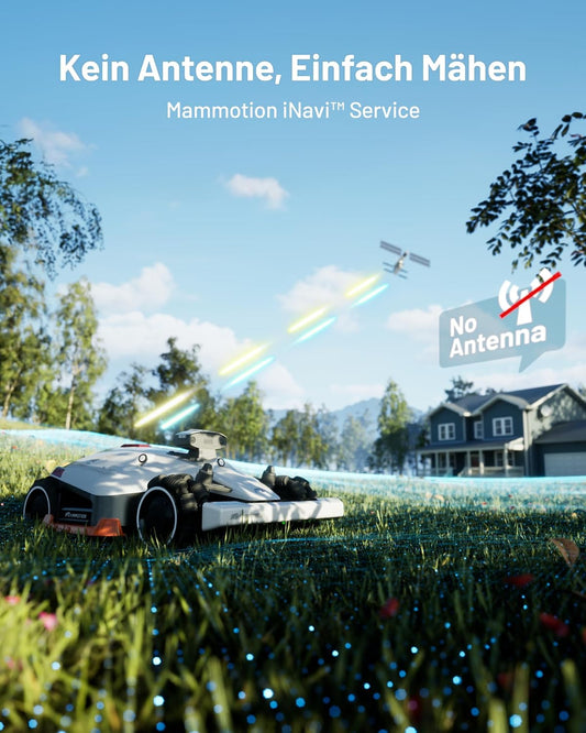 MAMMOTION LUBA 2 AWD 5000X Mähroboter 5000 m², NetRTK+Vision, ohne Kabel, 80 % Steigungf
