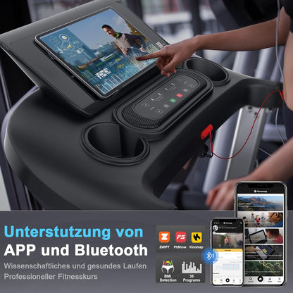 Kitopa Laufband: Hochgeschwindig, 7 PS, große Lauffläche, klappbarl