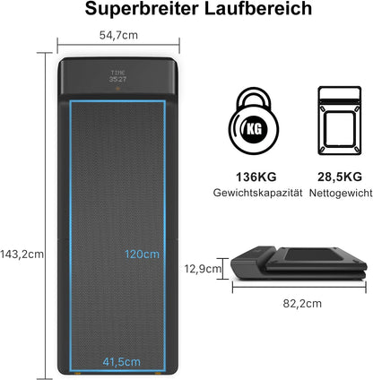 Kingsmith Klappbares Laufband: Für Büro & Zuhause mit LED‑Display & Appl