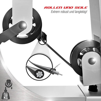 Sportstech HGX200: Multifunktions-Kraftstation mit Stepper, Beinpresse & Powertowerl