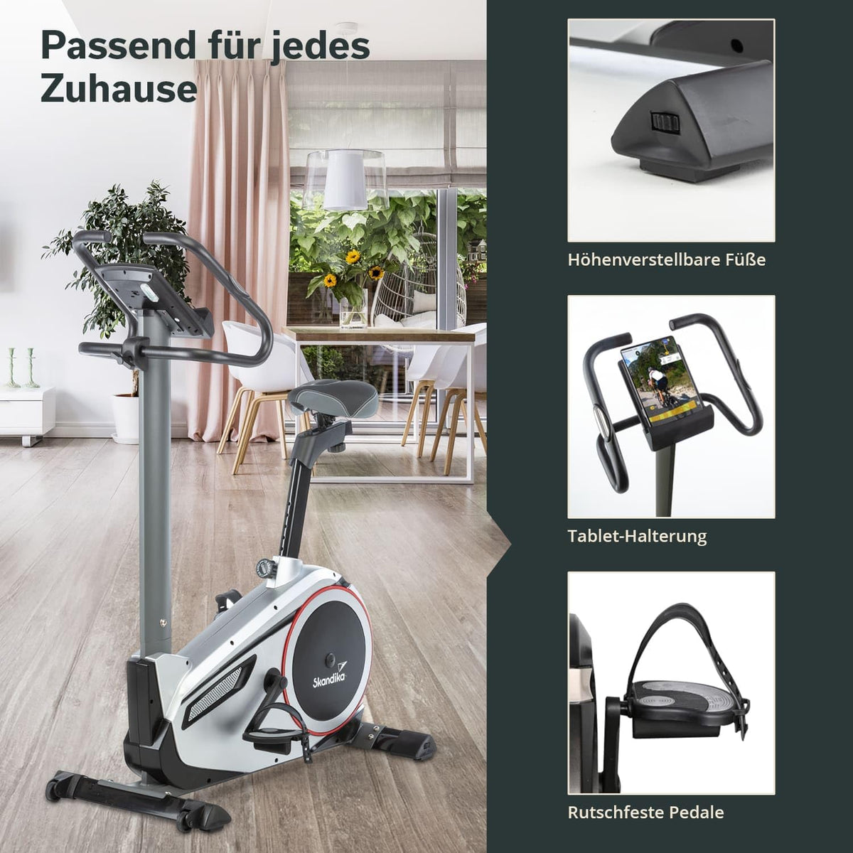 Skandika Morpheus: Ergometer mit 12 kg Schwungmassel