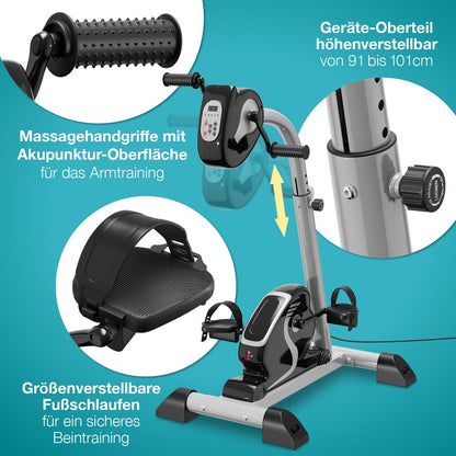maxVitalis 2-in-1: Arm- und Beintrainer mit Motorunterstützungl