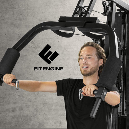 FitEngine Kraftstation: Komplettes Home Gym mit 67 kg Gewichtenl