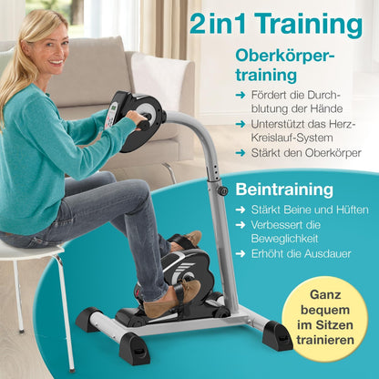 maxVitalis 2-in-1: Arm- und Beintrainer mit Motorunterstützungl