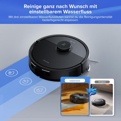 roborock Q7 L5+ Saugroboter Wischfunktion, Auto-Entleerung, 8000 Pa, LiDAR-Navigationd