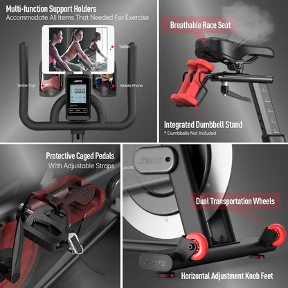 JOROTO X4S: Bluetooth Heimtrainer mit Magnetwiderstandl