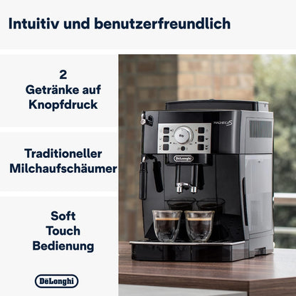 De'Longhi Magnifica S ECAM 22.110.B: Voller Kaffeegenuss auf Knopfdruck mit Milchschaum-Düsed
