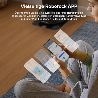 roborock Qrevo Saugroboter: 8000Pa Saugkraft, Hebemopp, All-in-One Dockd