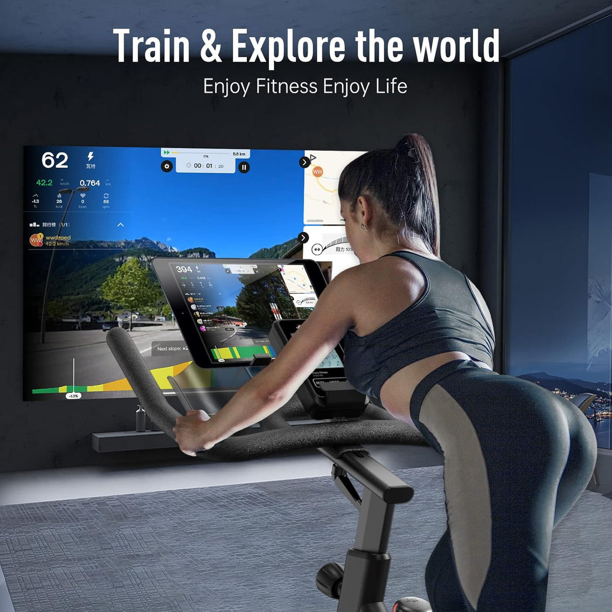 JOROTO X4S: Bluetooth Heimtrainer mit Magnetwiderstandl