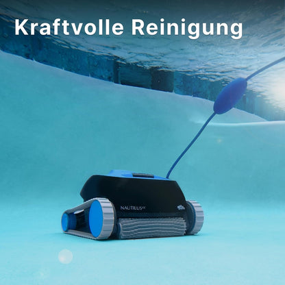 Dolphin Nautilus CC Poolroboter mit Kabel, Boden- und Wandreinigung, energiesparend, für Einbaupools bis 10 mf