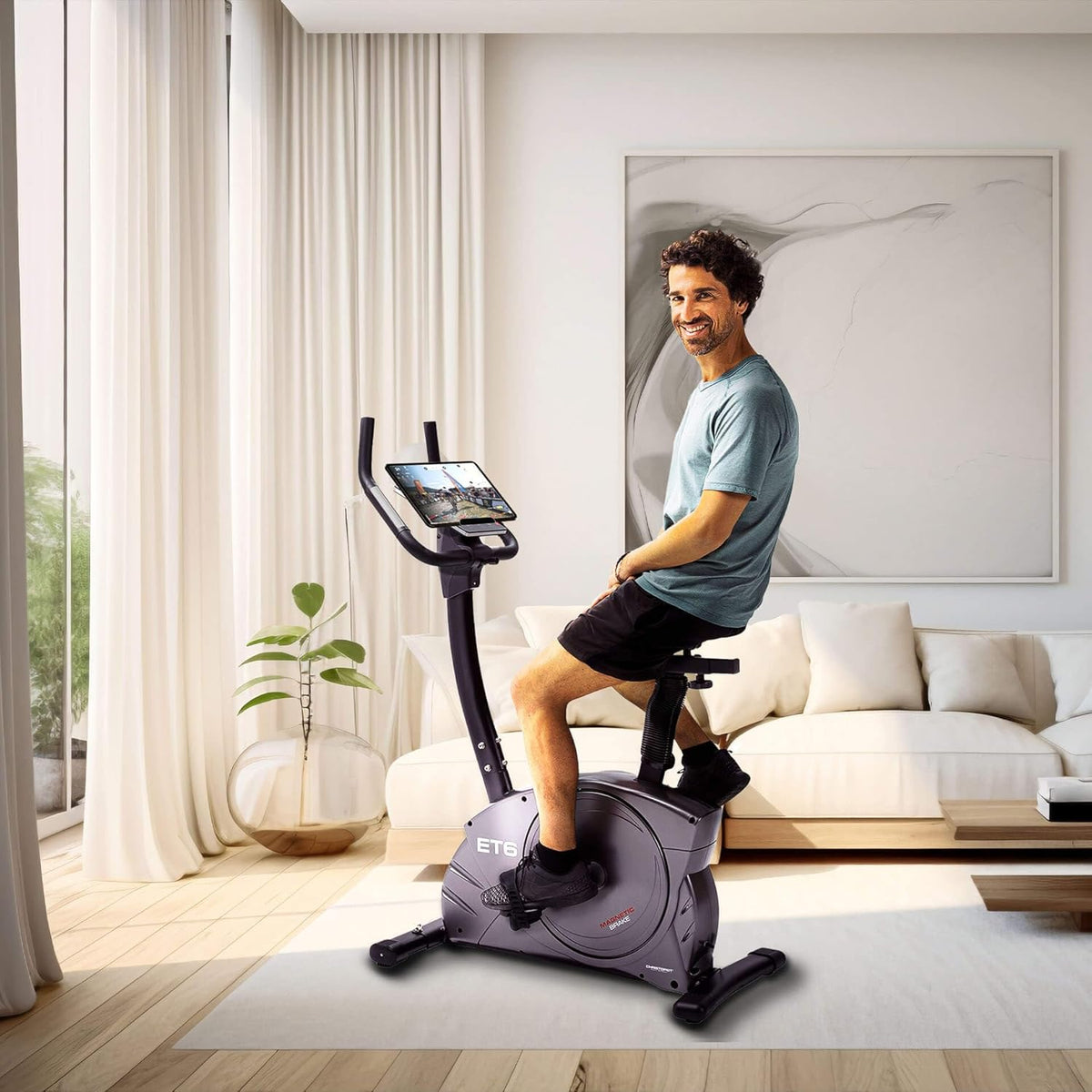Christopeit ET 6: Ergometer mit 24 Stufen, 12 kg Bremssystem, 150 kg Traglastl