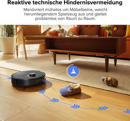 Roborock Qrevo Pro Set, 7000 Pa, FlexiArm™, 60 °C Moppreinigungf