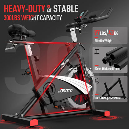 JOROTO X2: Leises Heimtrainer-Ergometer mit LCD-Monitorl