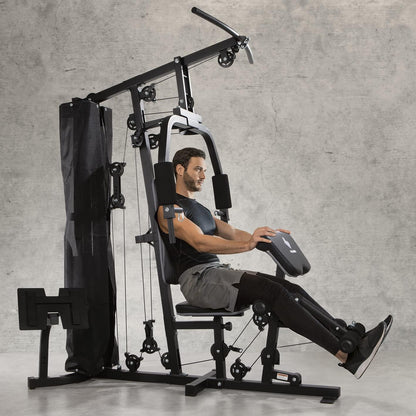 FitEngine Kraftstation: Komplettes Home Gym mit 67 kg Gewichtenl