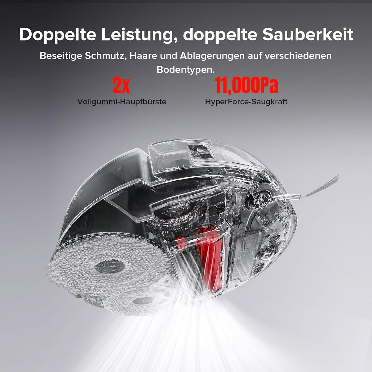 Roborock Qrevo Slim Saugroboter: Ultraflach, 11.000Pa, StarSight Navigation, 8-in-1 Dockd