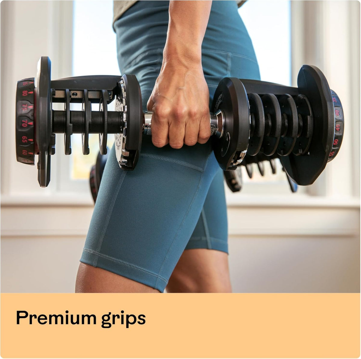 Bowflex SelectTech: Verstellbare Einzelhantel mit Gewichtssysteml