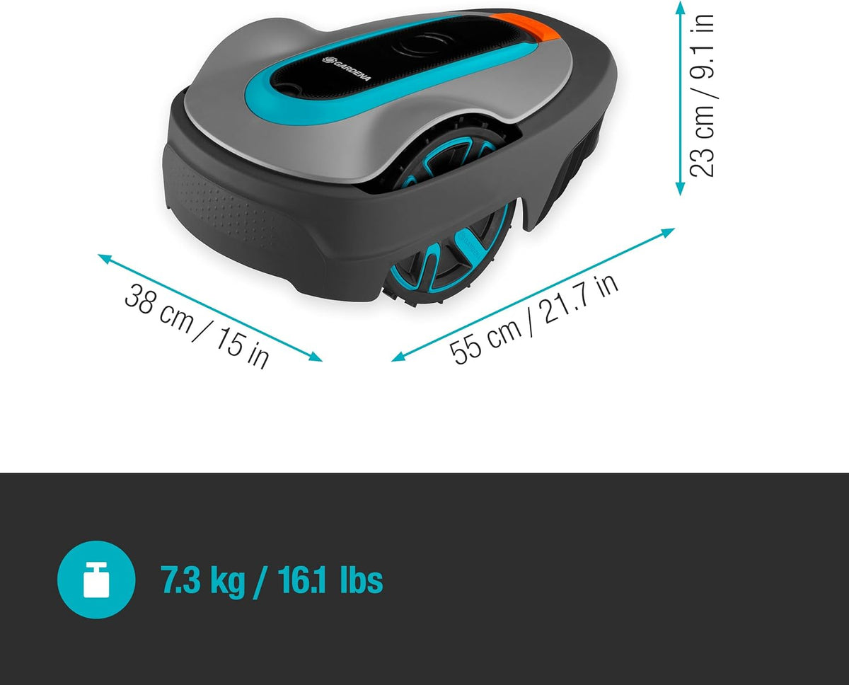 Gardena Sileno City Mähroboter bis 600 m², Mehrfarbigf