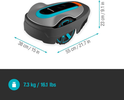 Gardena Sileno City Mähroboter bis 600 m², Mehrfarbigf