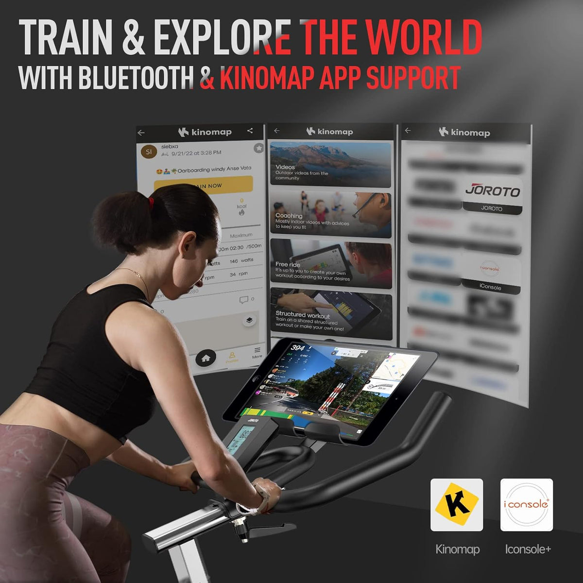 JOROTO X2: Leises Heimtrainer-Ergometer mit LCD-Monitorl