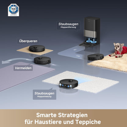 Dreame L40s Pro Ultra, 19,000Pa, Selbstreinigend, Hindernisvermeidung, Sprachsteuerungf