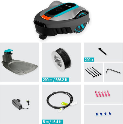 Gardena Sileno City Mähroboter bis 600 m², Mehrfarbigf