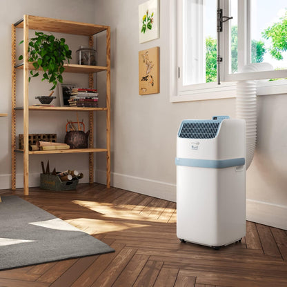 De'Longhi Pinguino Kompakt Mobiles Klimagerät 8.300 BTU/h Entfeuchtung Timer Ad