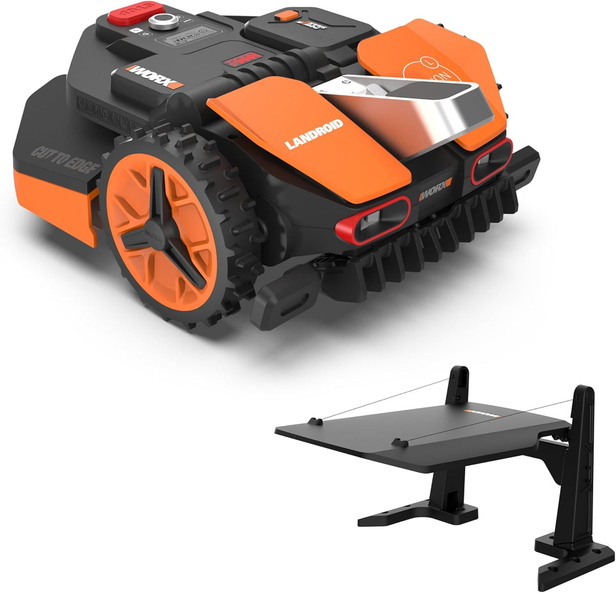 WORX Vision L1600 Mähroboter 1600 m² ohne Kabel, KI & Igelschutzf
