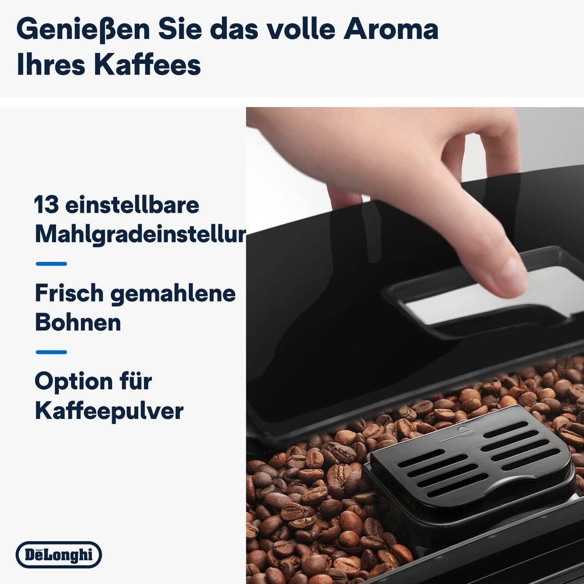 De'Longhi Magnifica S ECAM 22.110.B: Voller Kaffeegenuss auf Knopfdruck mit Milchschaum-Düsed