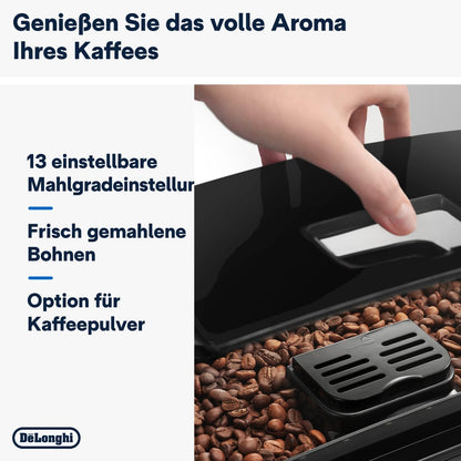De'Longhi Magnifica S ECAM 22.110.B: Voller Kaffeegenuss auf Knopfdruck mit Milchschaum-Düsed