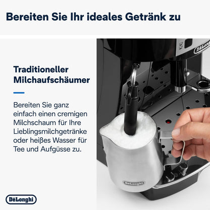 De'Longhi Magnifica S ECAM 22.110.B: Voller Kaffeegenuss auf Knopfdruck mit Milchschaum-Düsed