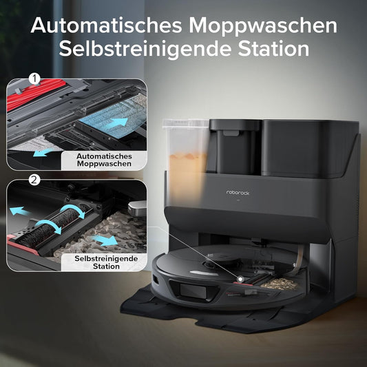 Roborock S7 Max Ultra, 5500 Pa, Selbstreinigung & App-Steuerungf