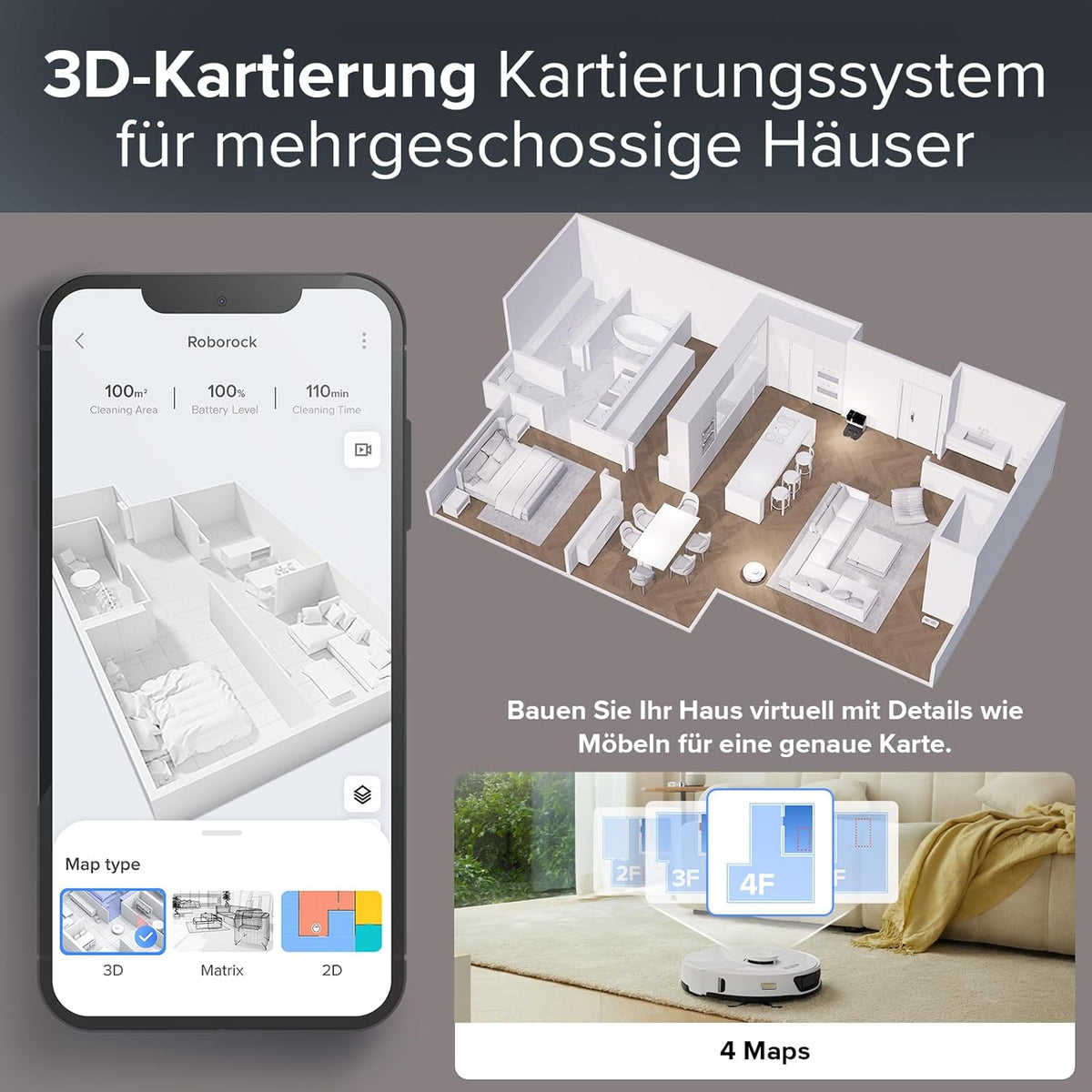 roborock S7 Max Ultra Saugroboter – Ultimativer Reinigungsroboter mit All-in-One Stationd