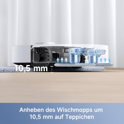 Mova E30 Ultra, 7.000Pa, Selbstreinigung, 10,5 mm Hebemopp, Teppicherkennungf