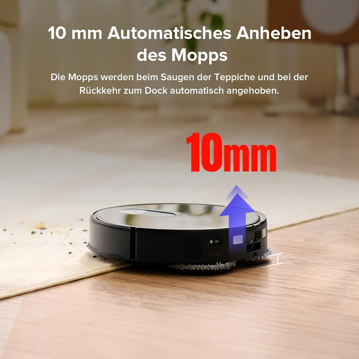 Roborock Qrevo Slim Saugroboter: Ultraflach, 11.000Pa, StarSight Navigation, 8-in-1 Dockd