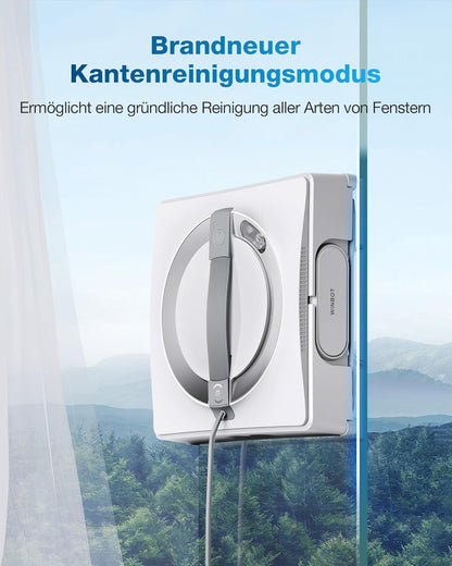 ECOVACS WINBOT W2 Intelligenter Fensterputzroboter mit Dreifachdüsen & 10-Stufen-Schutzd