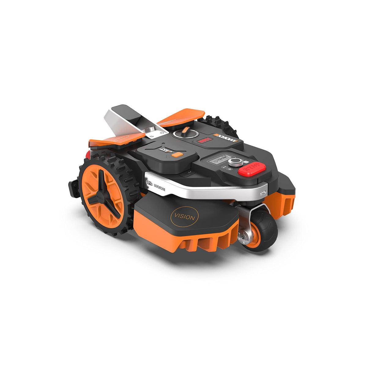 WORX Landroid Vision S250 Mähroboter WR202E für Gärten bis 250m², AI Rasenmäher Roboter ohne Begrenzungskabel (WLAN & Bluetooth, aktive Hindernisvermeidung mit KI-Technologie, Igelschutz)