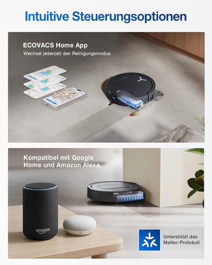 ECOVACS T80 Omni, 18,000Pa, OZMO Mop, Selbstreinigung, ZeroTangle 3.0, 40-75°C Wäschef