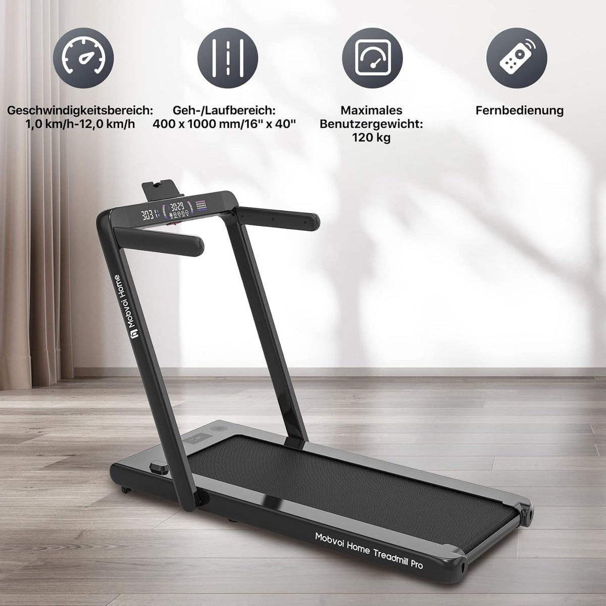 Mobvoi Home Laufband Ultra: 3‑in‑1 Gehen & Laufen für Zuhausel