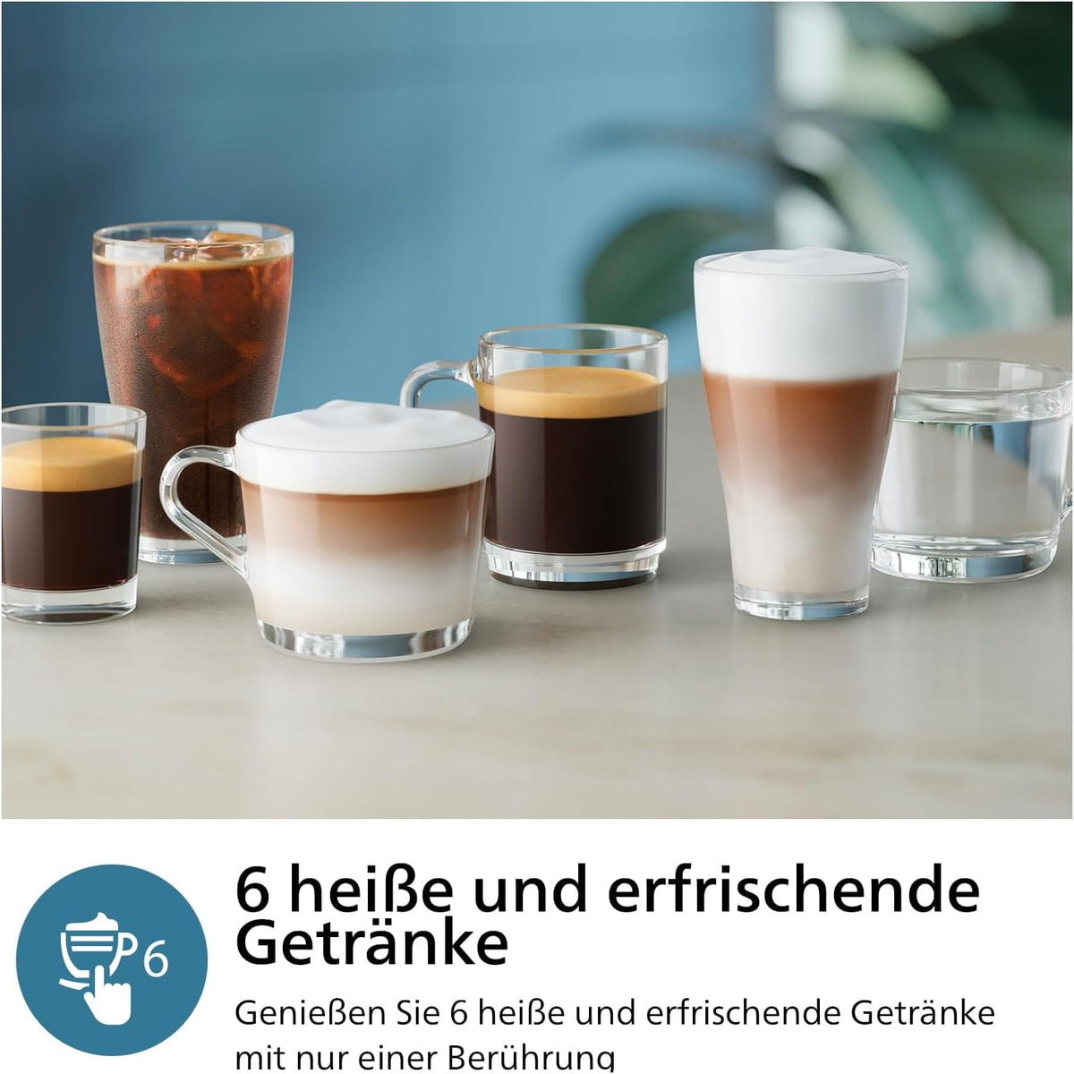 Philips 3300 Kaffeevollautomat LatteGo: Cremiger Milchschaum, Leise, Einfachste Reinigungd