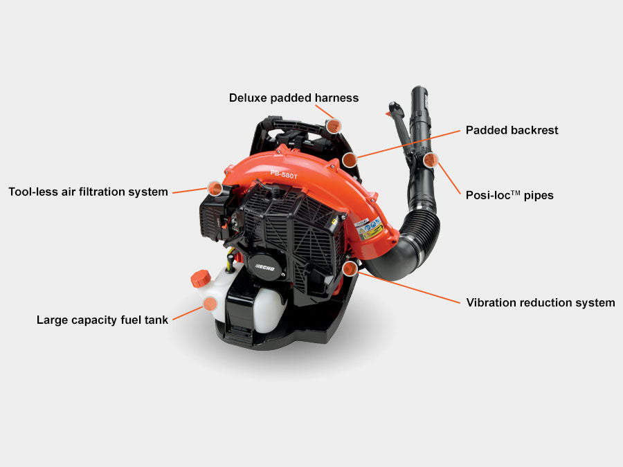Echo PB-580T 58.2cc Backpack Blower