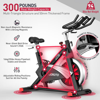 JOROTO X2 Pro: Heimtrainer mit Magnetwiderstand & LCD-Monitorl