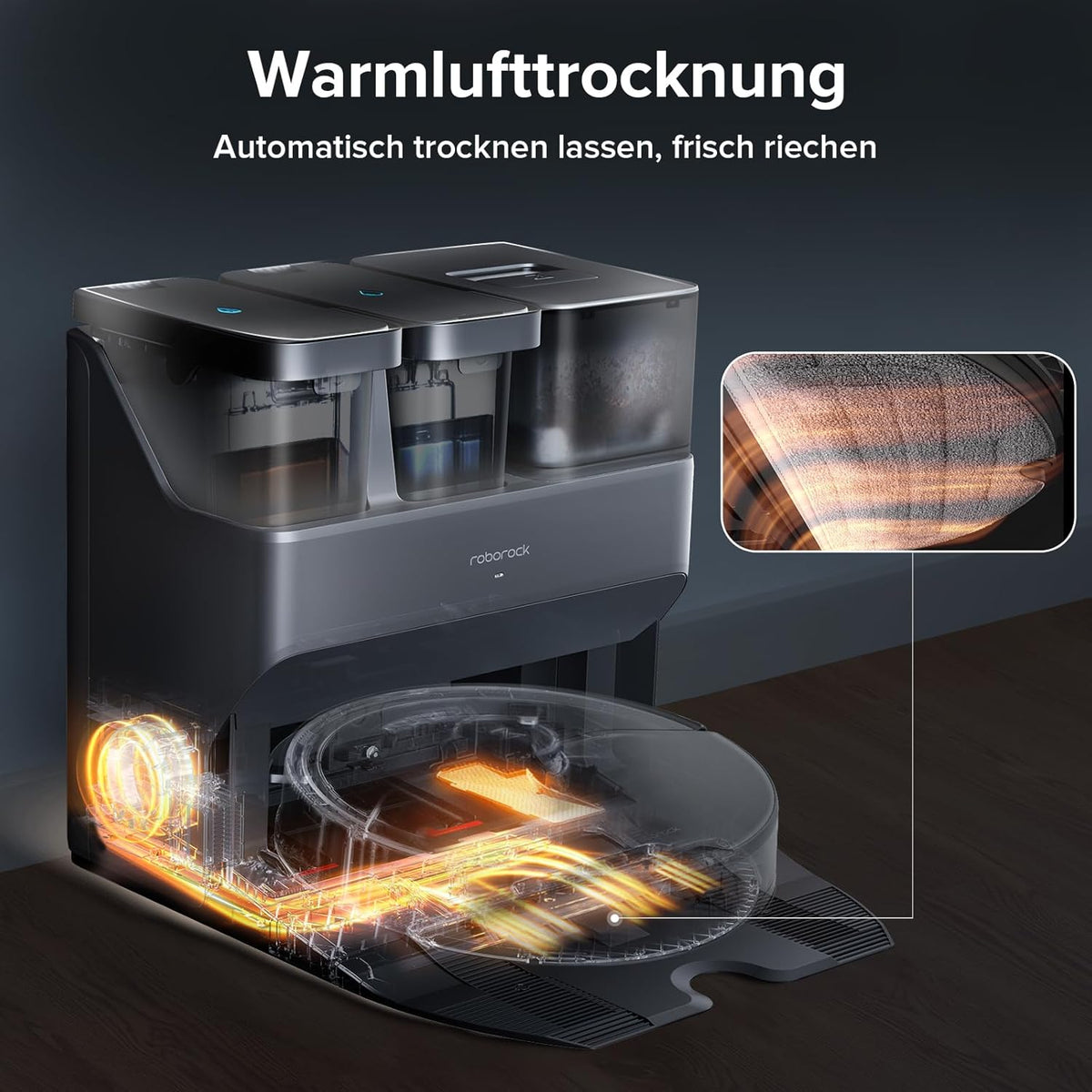 Roborock S7 Max Ultra, 5500 Pa, Selbstreinigung & App-Steuerungf