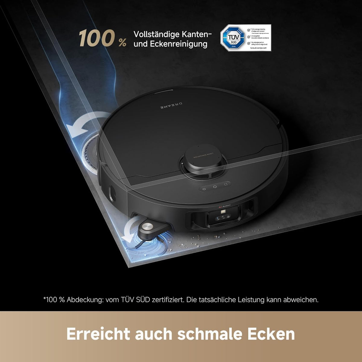 Dreame L40s Pro Ultra, 19,000Pa, Selbstreinigend, Hindernisvermeidung, Sprachsteuerungf