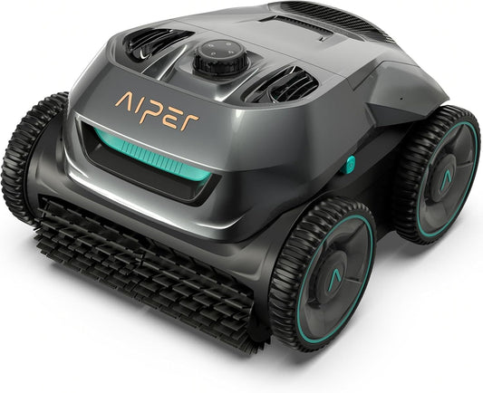 AIPER ZT6002 Poolroboter, Quad-Motor, WavePath, 3 Modi, Kabellos, Boden & Wand, bis 150㎡f